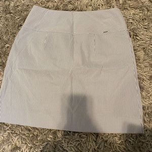 Miniskirt with shorts underneath